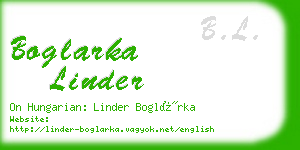 boglarka linder business card